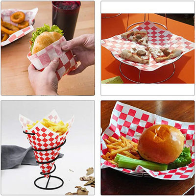 Cupcake Checkerboard Printed Greaseproof Paper