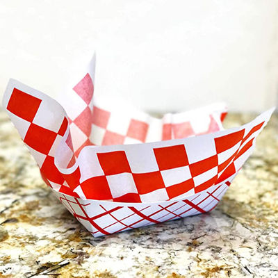 Cupcake Checkerboard Printed Greaseproof Paper